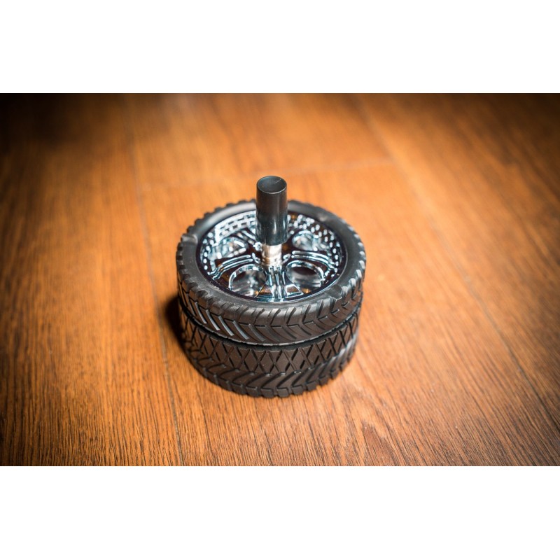 Бездимна попільничка (юла) колесо